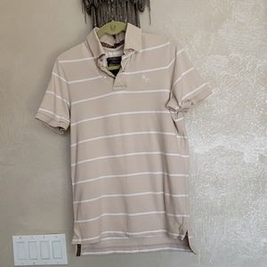 Abercrombie Fitch polo shirt stripes M